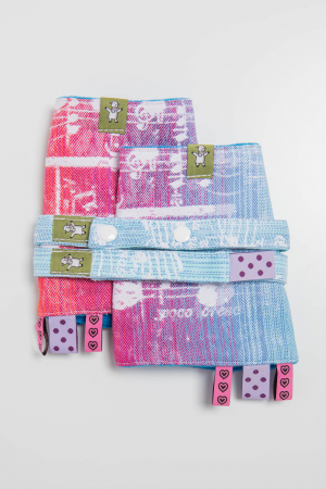 Accesorii babywearing - Protectii bretele LennyLamb - Symphony Ranbow Light