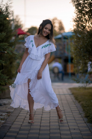 Rochie din voal natural - Eucalypt Dream [1]