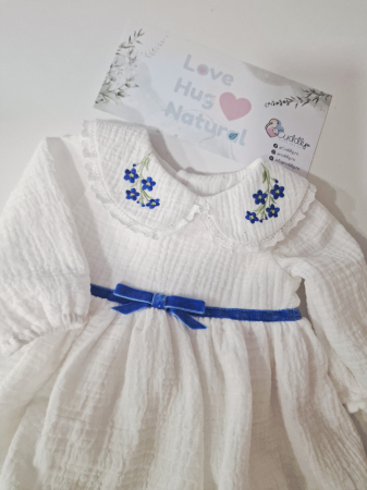 Hainute botez - Rochita muselina Nu ma uita