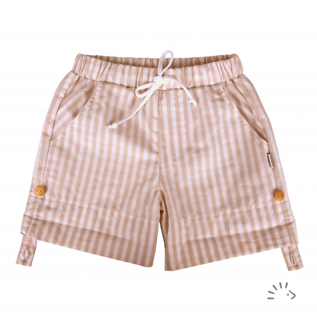 Haine naturale - Pantaloni scurti din bumbac organic- Iobio Popolini- Milano