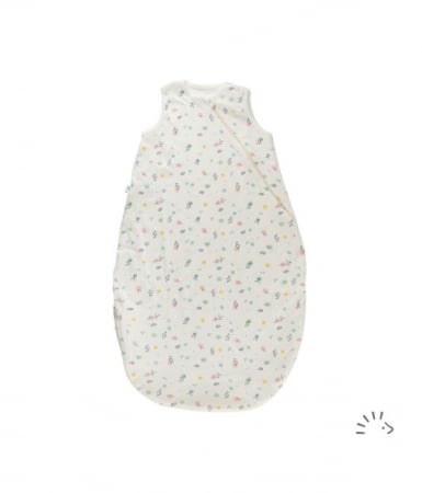 Haine naturale - Sac de dormit fara maneci pentru bebelusi Birdy Dots