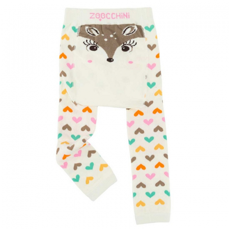 Set pantaloni si soseste antiderapante, Zoocchini, 12-18 Luni, Fawn [3]