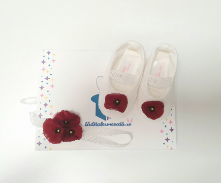 Set pantofiori si bentita Sweet Poppies [1]