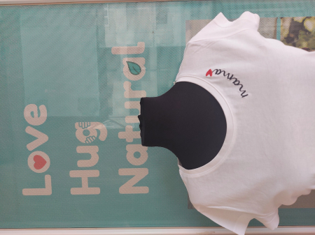 Haine naturale - Tricou MAMA 100% bumbac - Alb
