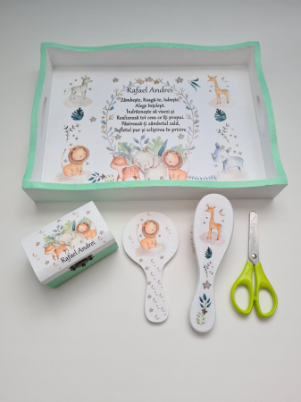 Trusouri botez - Set aniversar  bebe 1 an - Jungle