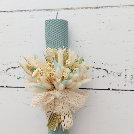 Trusou botez complet Baby Blue Muslin- 11 piese [4]