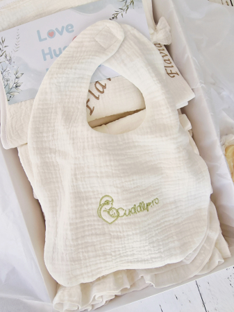 Trusou botez integral din muselina- ALB- 10 piese [4]