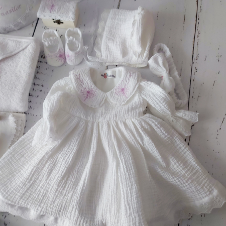 Trusou botez complet 13 piese- Sweet Purple Dandelion [7]