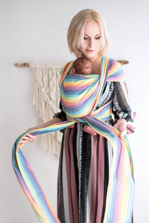 Babywearing - Wrap tesut LennyLamb Luna- marime S- perfect pentru prematuri