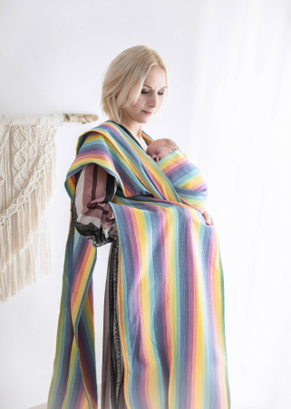 Wrap tesut LennyLamb Luna- marime S- perfect pentru prematuri [2]