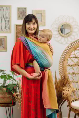 Babywearing - Wrap tesut PASTELS- marime M - grad B