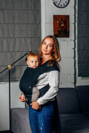 WrapTai LennyHybrid Half Buckle LITTLE HERRINGBONE EBONY BLACK [2]