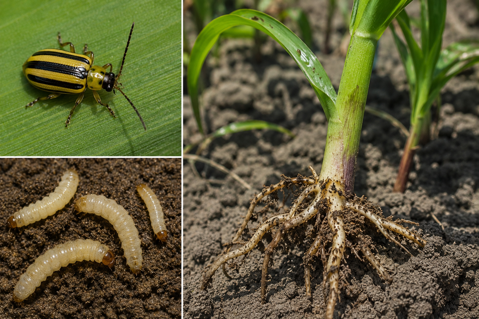 Viermele vestic al rădăcinilor de porumb (Diabrotica virgifera virgifera) – Inamicul invizibil al culturilor de porumb.