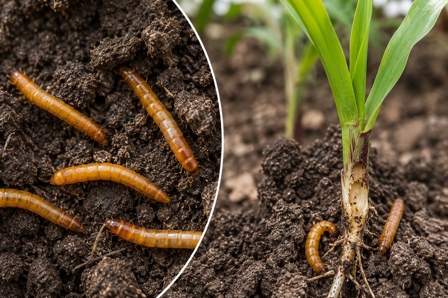 Viermii sârmă (Agriotes spp.) – Dăunătorii ascunși care distrug culturile încă din sol.