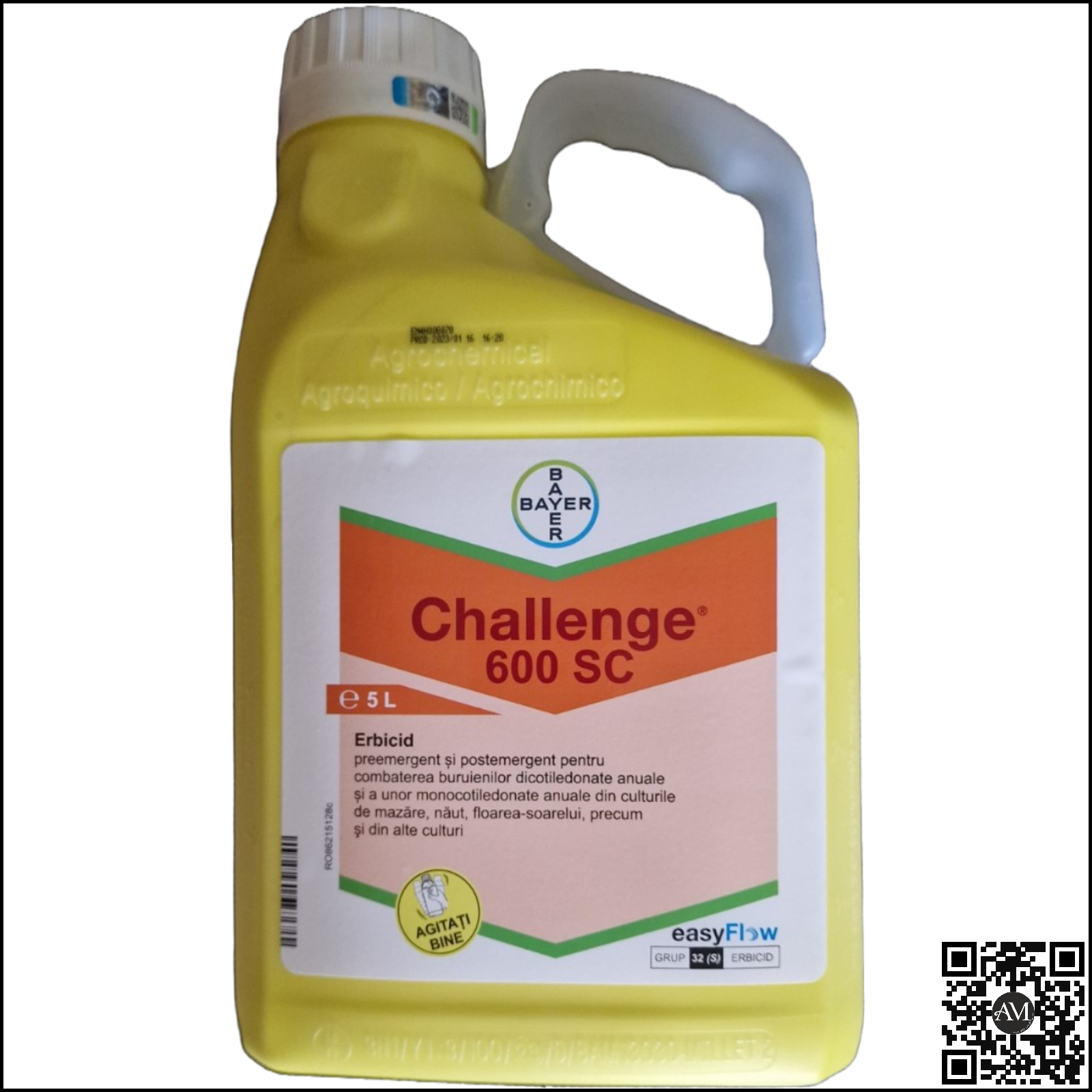 TUTUN - Erbicid cu acțiune de contact preemergent și postemergent CHALLENGE 600 SC