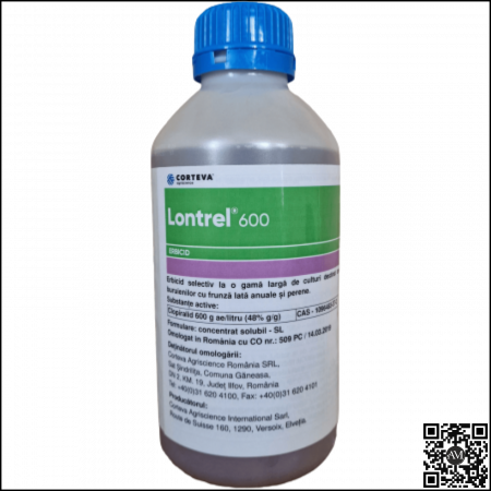 OVĂZ - Erbicid cu acțiune sistemică postemergent LONTREL 600