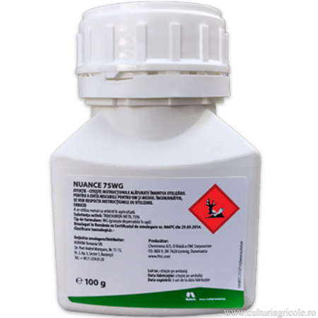 PRODUSE PENTRU PROTECȚIA PLANTELOR - Erbicid cu acțiune sistemică postemergent NUANCE 75 WG