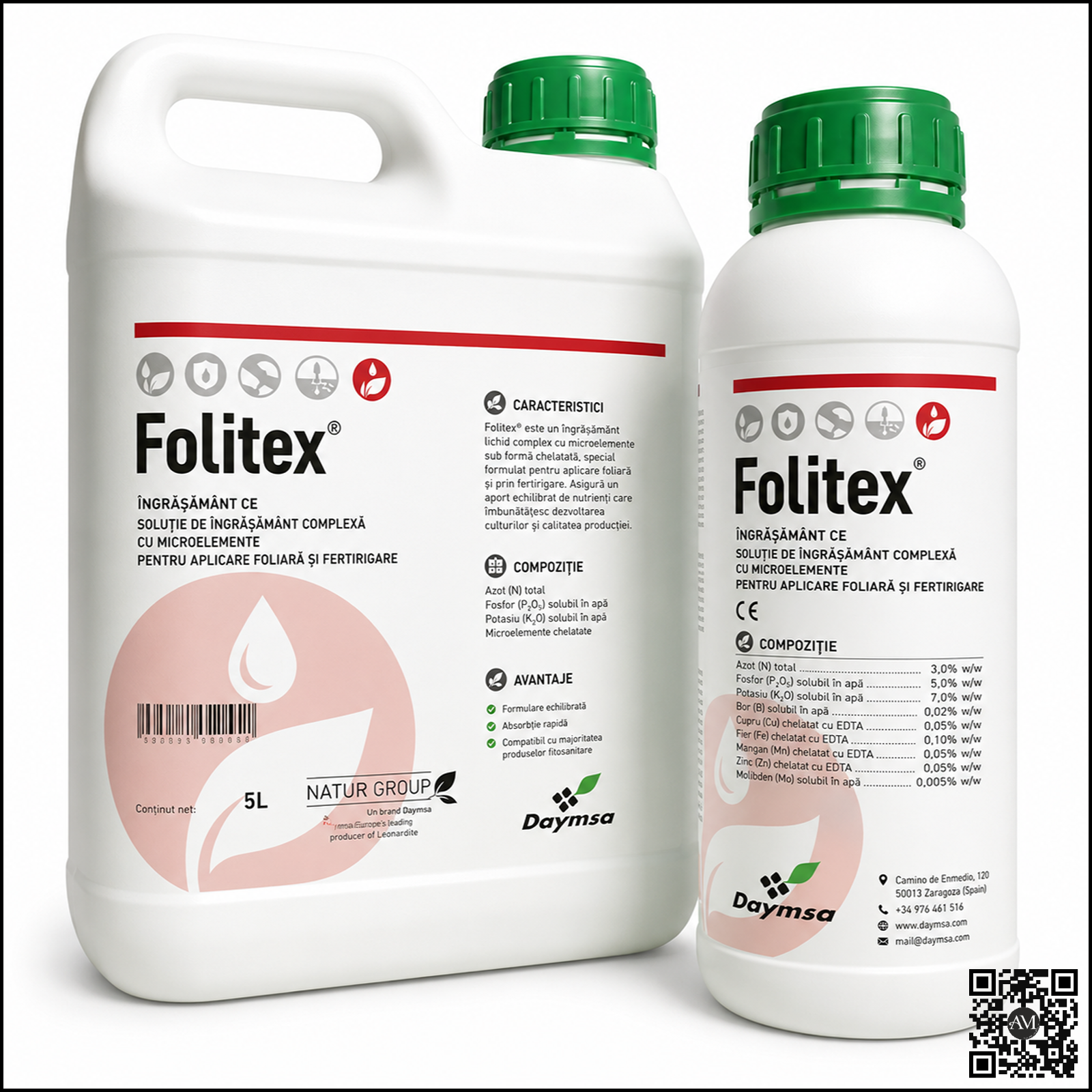 Fertilizanți foliari - Folitex (îngrășământ foliar) - Fertilizant foliar