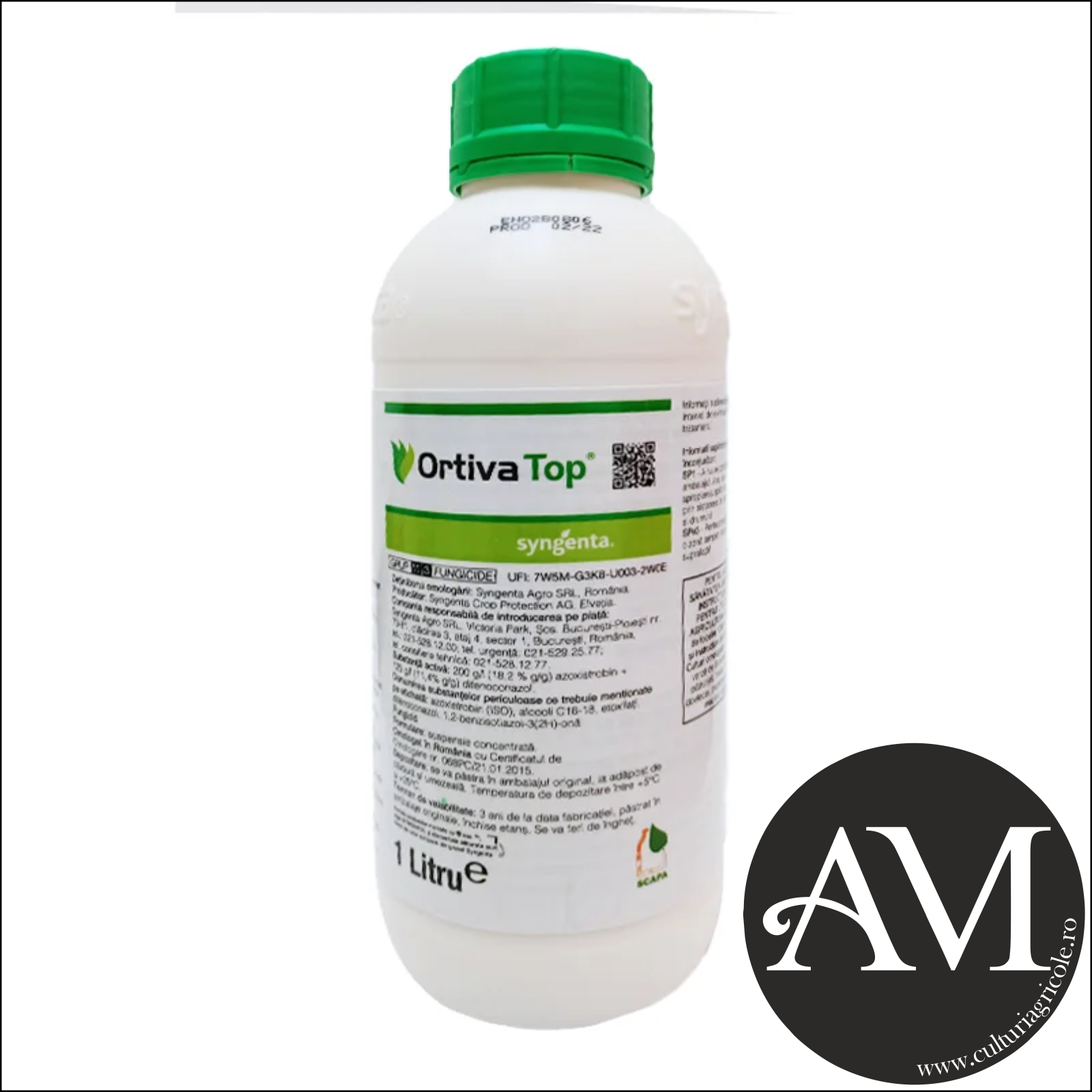 Fungicide - Fungicid cu acțiune de contact, sistemică locală și translaminară ORTIVA TOP
