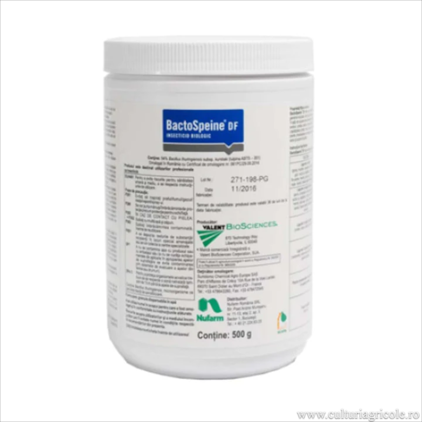 FASOLE PĂSTĂI - Insecticid biologic BACTOSPEINE DF