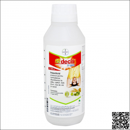 GRÂU - Insecticid cu acțiune de contact și ingestie DECIS 25 WG