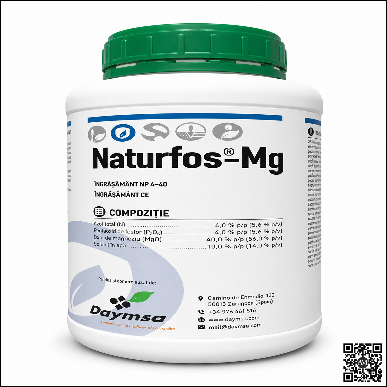 Fertilizanți foliari - Naturfos Mg (corector de fosfor și magneziu) - Fertilizant foliar