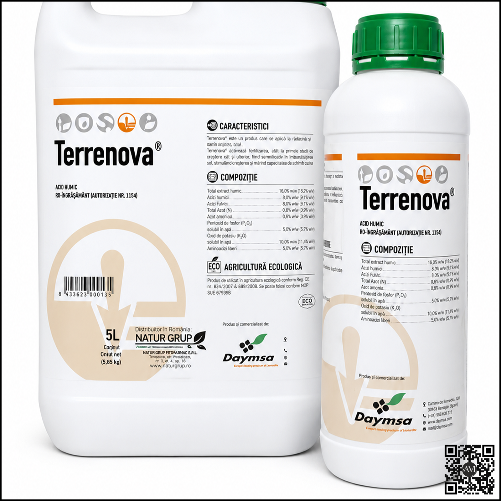 Amelioratori de sol - Terrenova (condiționer de sol) - Amendament sol