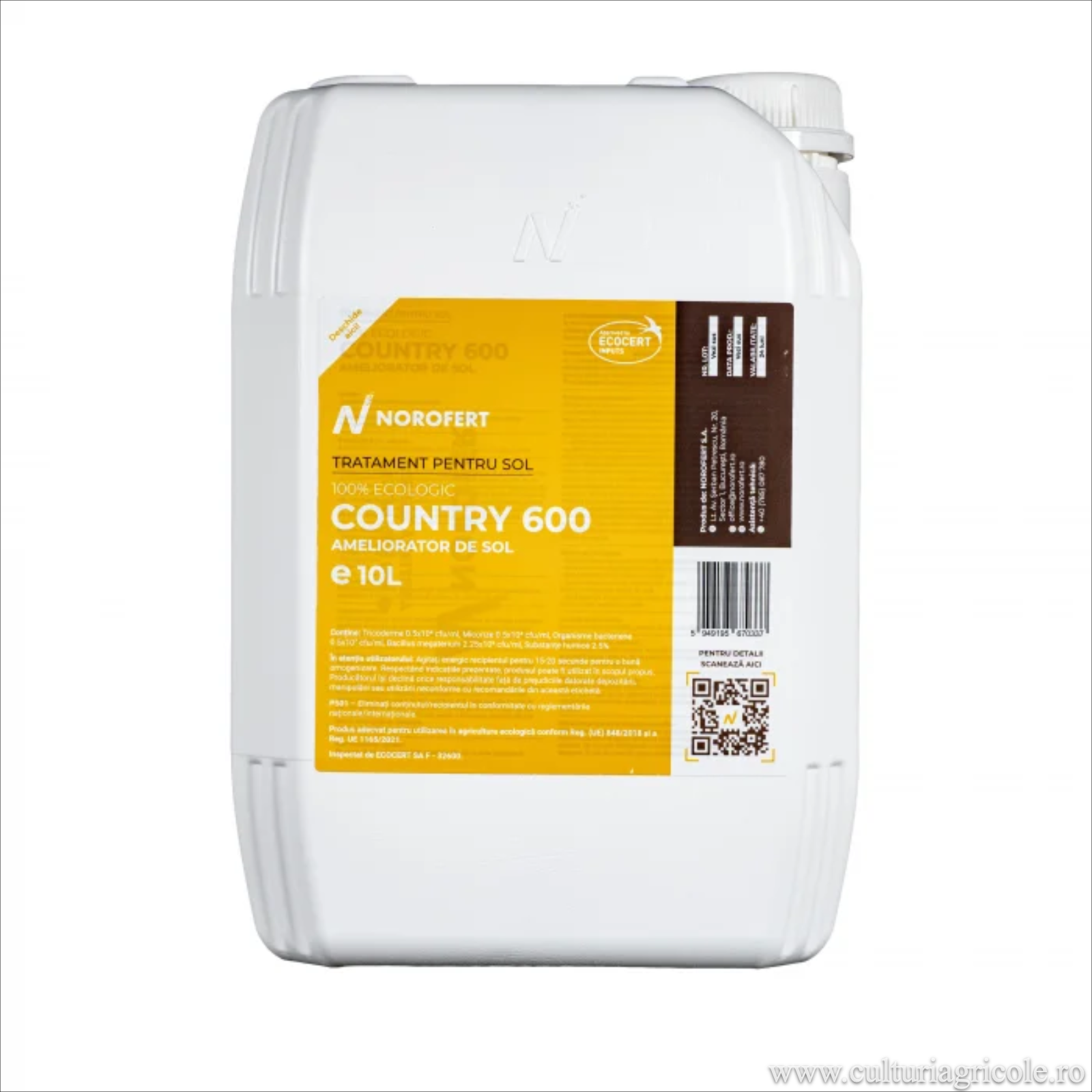 Dezinfectant sol - Descompunerea materiei vegetale în azot COUNTRY 600