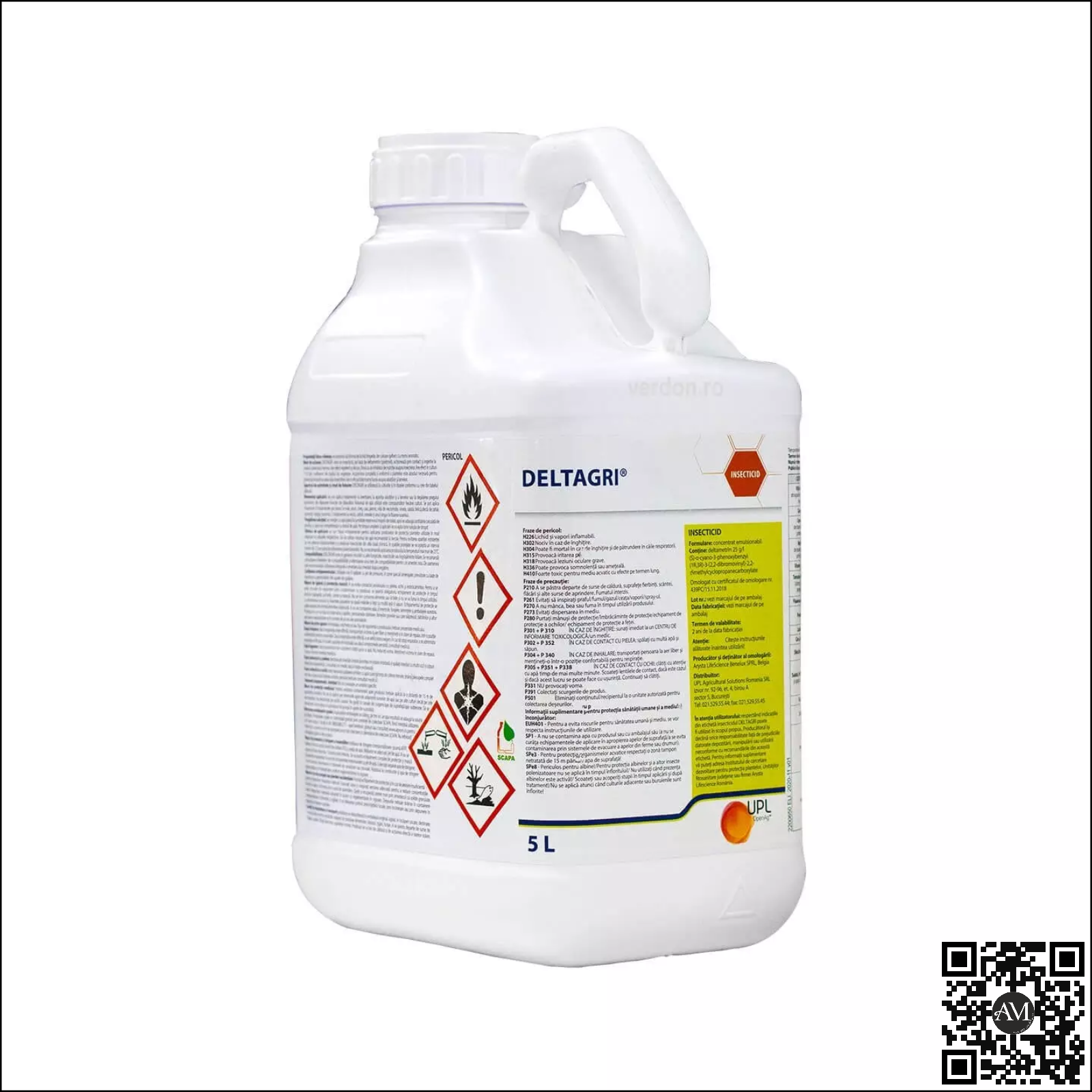 Insecticid de contact și ingestie DELTAGRI 5 L