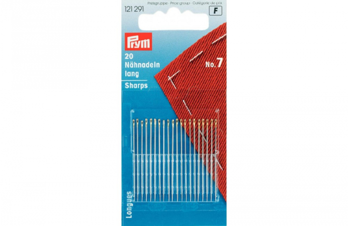 Ace de cusut, set (20 ace) Nr. 7, dimensiuni 0.70 x 38 mm, Prym, 121291 [1]