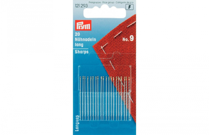 Ace de cusut, set (20 ace) Nr. 9, dimensiuni 0.60 x 34 mm, Prym, 121293 [1]