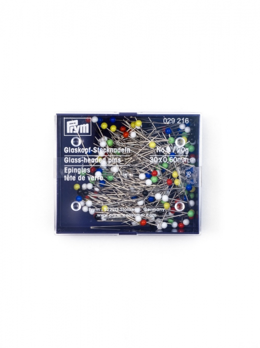 Ace gamalie cu cap de sticla, multicolor, nr 9, lungime 30 mm, Prym, 029216 [1]
