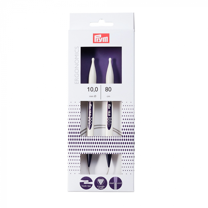 Andrele circulare, de 10 mm, lungime 80 cm, Prym ergonomics 215813 [1]
