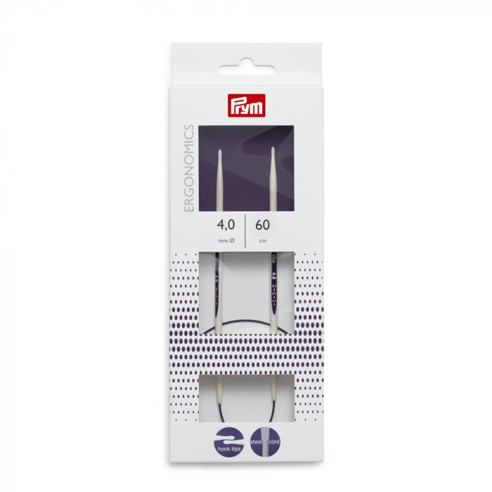 Andrele circulare, de 4 mm, lungime 60 cm, Prym ergonomics 215604 [1]