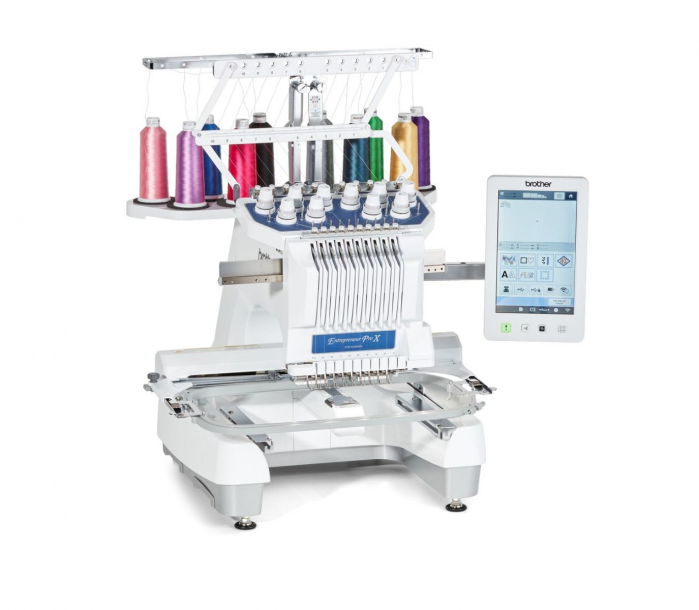 Brother Antreprenor PR1055X, masina brodat semi-industriala, 10 ace, 10 culori [3]