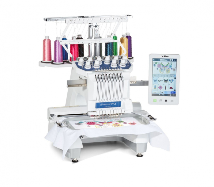 Brother Antreprenor PR1055X, masina brodat semi-industriala, 10 ace, 10 culori [2]