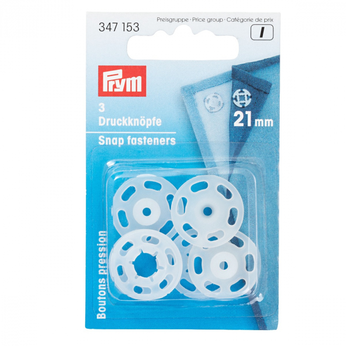 Capse de cusut, plastic, 10 mm, 18 buc, Prym, 347159 [2]
