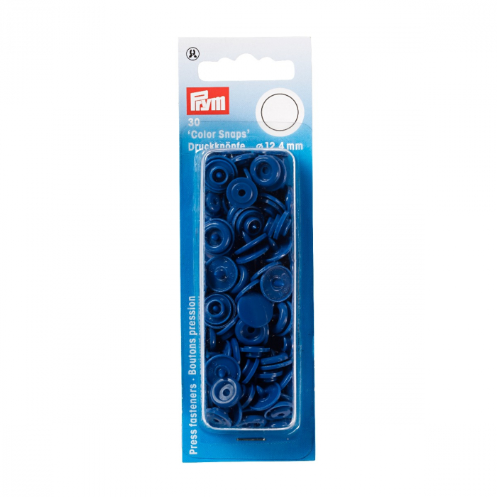 capse plastic (30 perechi) de 12,4 mm albastru Prym [2]