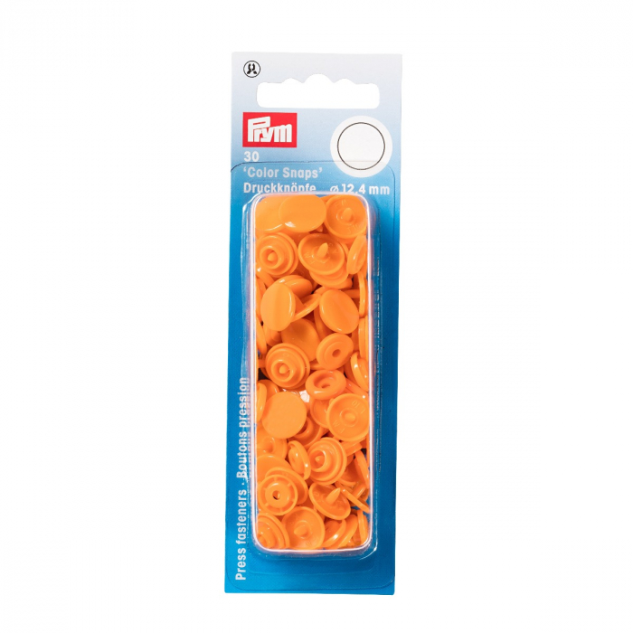 capse plastic (30 perechi) de 12,4 mm portocaliu Prym [2]