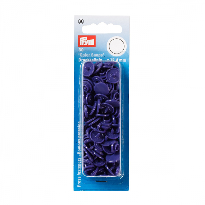 capse plastic (30 perechi) de 12,4 mm violet Prym [2]