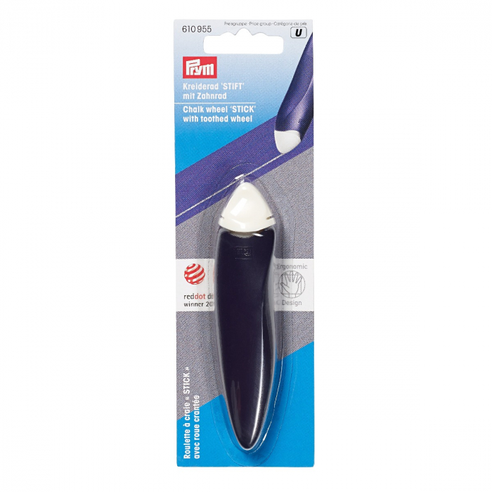 Creta de croitorie, stick de marcat cu creta alba, Prym Ergonomics, 610955 [2]