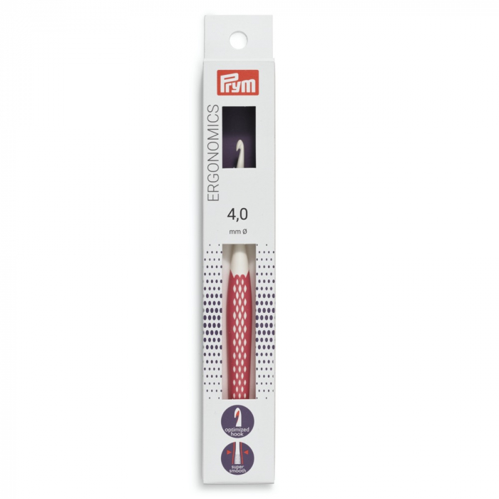 Croseta pentru lana, Prym ergonomics, de 4 mm, lungime 16 cm 218485 [1]