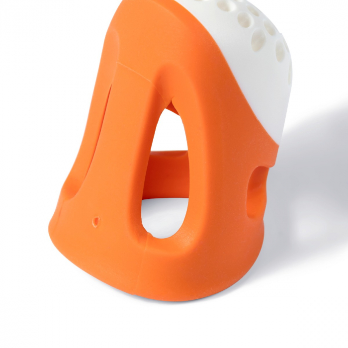 Degetar croitorie, marimea S, portocaliu cu alb, Prym Ergonomics 431140 [2]