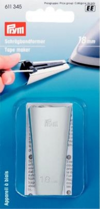 Dispozitiv metallic pentru confectionat banda bias, latime 18mm [2]