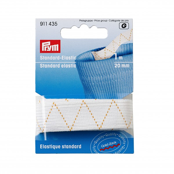 Elastic universal 20 mm latime, 1 m lungime, alb, Prym [1]