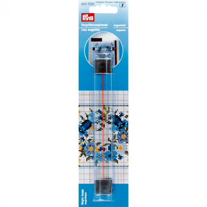 Lupa magnetica de linie pentru modele de broderie si cusaturi, Prym [2]