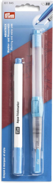 Marker croitorie albastru si marker de sters cu apa Aquatrick [2]