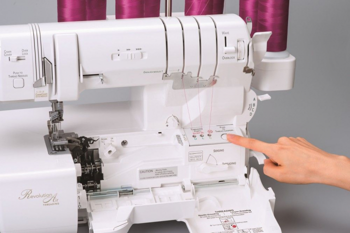 Masina de Surfilat si Acoperire Baby Lock Gloria, sistem RevolutionAir infilare, 85 cusaturi [6]