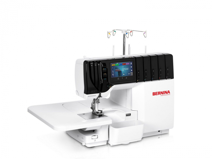 Masina de Surfilat si Acoperire Bernina L890, infilare automata [17]