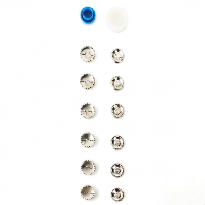 Nasturi de imbracat cu unealta, 19 mm, culoare argintie Prym,  323216 [3]